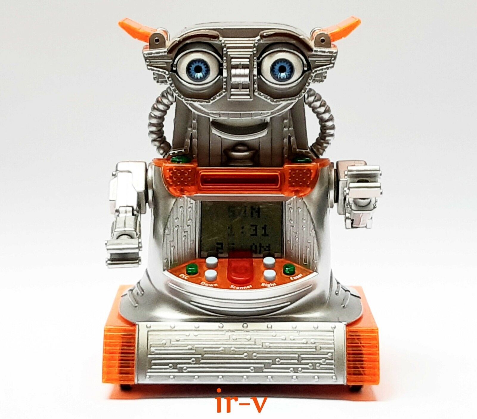 Furby fake IR-V 2001 knockoff furby LCD screen orange and silver EXTREMELY RARE - £105.61 GBP