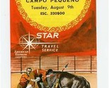 Bullfight Campo Pequeno Brochure Lisbon Portugal 1966 - $17.82