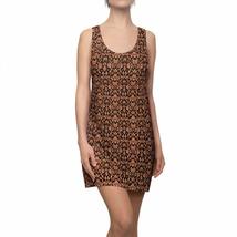 Nordix Limited Snake Animal Print Women&#39;s Cut &amp; Sew Racerback Dress Brown - £32.85 GBP+