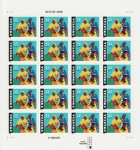 Kwanzaa Celebration Sheet of Twenty 33 Cent Postage Stamps Scott 3368 - $11.95
