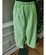 Bobbie Brooks Women&#39;s Light Green 100% Cotton Sleeveless Top &amp; Trouser S... - £31.25 GBP