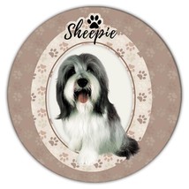 Old English Sheepdog Paws : Gift Coaster Dog British Pets Sheepie - £3.98 GBP