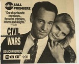 Civil Wars Vintage Tv Ad Advertisement Mariel Hemingway TV1 - $5.93