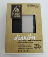 The Right to Shower Dignity Soap Bar Charcoal + Cotton Blossom Head to T... - £11.78 GBP