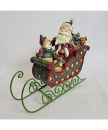 Christmas Winterland Collection Santa In Sleigh St. Nicholas Square 2009... - $471.03 MXN