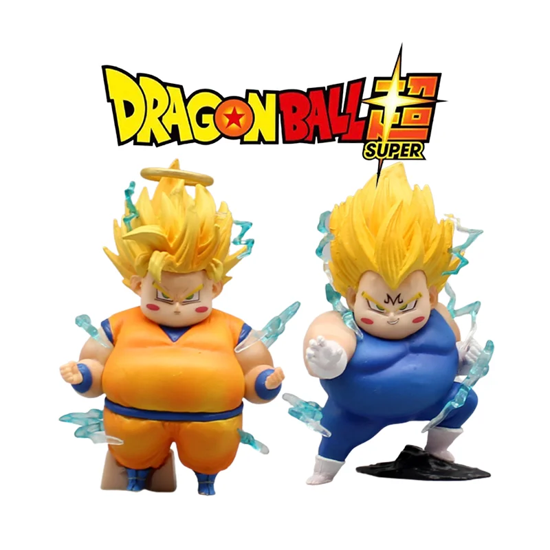 7.5cm Dragon Ball Q Version Figure Son Goku Vegeta Anime Figures Cute Pvc Statue - £15.64 GBP+