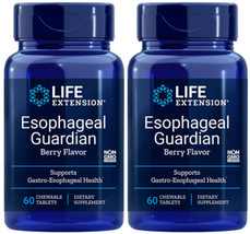 ESOPHAGEAL GUARDIAN GASTRIC HEALTH 2 BOTTLES 120 Tablets LIFE EXTENSION - £35.88 GBP