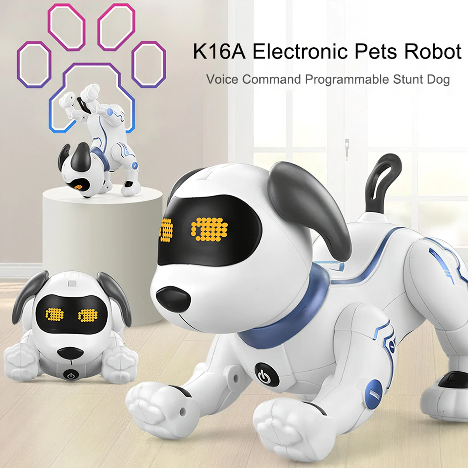 Smart Electronic Animal Pets Remote Control Dog Robot Puppy Music Dance RC Robot - £30.17 GBP+