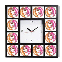 Dunkin Donuts and Coffee Advertising Promo Diner Clock 10.5&quot;. Not $65 - £26.20 GBP