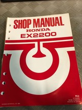 Honda Generator EX2200 Service Shop Manual Loose Leaf Factory Oem Bulletins - £15.38 GBP