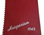 1943 Yearbook Oregon City High School, - The Hesperian Oregon City Oregon - $11.83