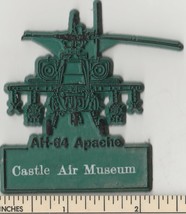 Castle Air Museum Souvenir Magnet ~ AH-64 Apache - €6,84 EUR