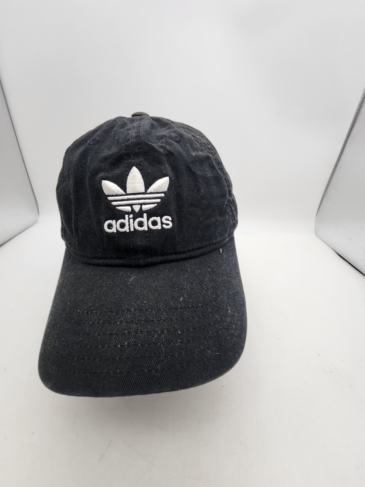 Adidas Baseball Cap A-Flex Grey Mens Sz L / XL Stretch Flexfit - $12.00