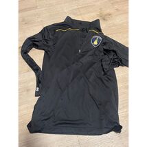 New Hampshire United Soccer League 1/4 Zip Jacket Mens XL Black Dry-Exce... - $32.92