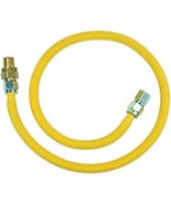 Brasscraft Gas Connector Coated Stainless Steel 48 &quot; 1/2 &quot; Mip X 1/2 &quot; F... - $47.71 CAD