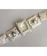Silver Square Watch Swarovski Crystal Gemstone Handcrafted Unique Wristw... - £179.85 GBP