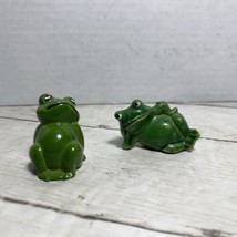 Pair Of Frogs 1” Laying &amp; Thinking See Description - $14.84