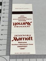Vintage Matchbook Cover  Jacksonville Marriott  Welcome SMC Swap Fest.  gmg - £9.72 GBP