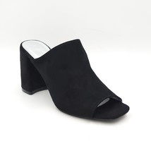 Nasty Gal Women Slide Mule Heels Dina-1 Size US 8 Black Suede - £12.40 GBP