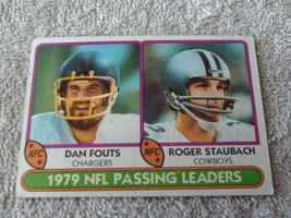 1980 Topps # 331 1979 Nfl Passing Leaders Nm / Mint Or Better !! - £31.63 GBP