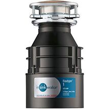 InSinkErator Garbage Disposal, Badger 1, 1/3 HP Continuous Feed - $182.06 CAD