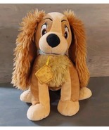 Lady and the Tramp Lady Plush Cocker Spaniel Stuffed Toy Disney Store 10x15 - €21,31 EUR