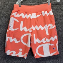 Champion Shorts Mens Sz Small Org Reverse Weave Script Print Logo Cut Off Shorts - £19.26 GBP
