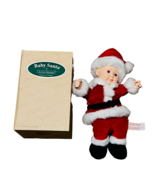 Anne Geddes Doll Baby Santa Claus nib box vtg Christmas figurine enesco ... - $39.55