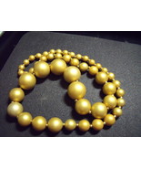 Golden Beads Necklace from Shalimar - $23.00