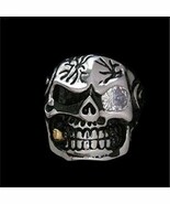 Size 10 Pewter Skull Ring! - $180.99 MXN