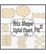 Mix Shape Digital Clipart Vol. 26 - $7.02 CAD