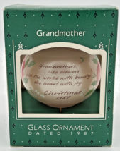 1987 Hallmark Grandmother Keepsake Ornament SKUU17 - £7.96 GBP
