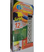 Powertech 6-Outlet Commercial Power Strip Surge Protector with12-Foot Po... - €12,85 EUR