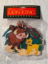 Disney Kurt Adler  Wooden Lion King Simba Timon Pumba ornament - $14.85