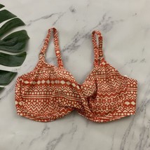 Fantasie Womens Sidari Twist Front Bikini Top Size 36 G Orange FS6419GRA - $26.72