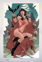 Terry Dodson SIGNED Sideshow Exc Vampirella A Scarlet Thirst Art Print #... - $197.99