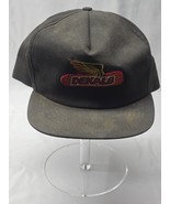 Vintage DEKALB Embroidered Hat - Black Solid Snapback Trucker Cap - ONE ... - $21.76