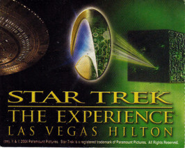 STAR TREK The Experience Las Vegas Hilton Ticket Stub 2006 - £7.95 GBP