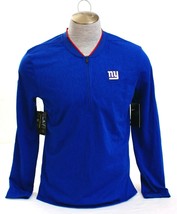 Nike Dri Fit NFL NY Giants Blue Long Sleeve 1/2 Zip Pullover Shirt Men&#39;s... - £49.61 GBP