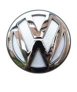 VW Golf  MK7 White Carbon Fibre Front Badge Inserts Emblem GTI, R32, TDI - £12.57 GBP