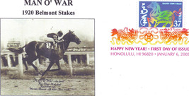 Man O&#39; War 1920 Belmont Stakes 1st Day Issue - £4.70 GBP