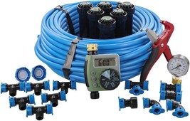 Sprinkler System In The Ground With Hose Watering Timer. - $163.98