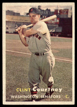 1957 Topps #51 Clint Courtney  VG-EX-B111R2 - £15.82 GBP
