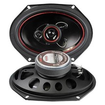 AUDIOPIPE Redline Speaker 6X8&quot; 3-WAY (pair) 300 W; PP ELECTROPLATE CONE - £55.18 GBP