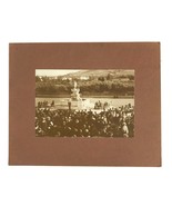 Vintage 1930 Photograph Palos Verdes California Dedicating Malaga Cove F... - $228.21 CAD