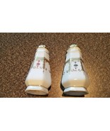 Vintage ~ Ceramic ~ 3.5&quot; Tall ~ Salt &amp; Pepper Shakers ~ Gold Trim~Floral... - €29,96 EUR