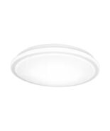Commercial Electric 16 in White LED Flush Mount Ceiling Light Round Prof... - $28.32