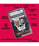 Donald J. Trump 47th President of the United States Collector Card Rainb... - €18,38 EUR