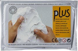 Plus Natural Self-Hardening Clay 2.2lb-White - £19.24 GBP