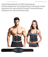 ABS Stimulator Ab Workout Equipment Ab Machine w/Extension Belt Abdomina... - $508.13 MXN